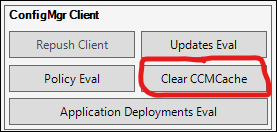 ClearCCMCache